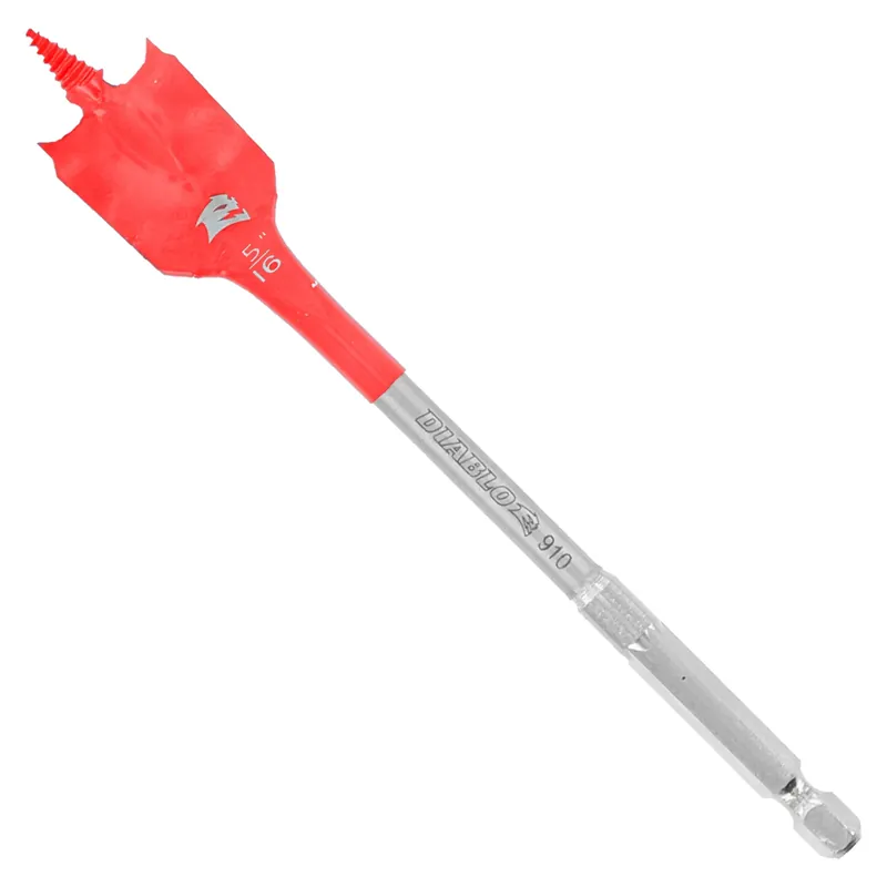 5/16 In. X 6 In. L High Speed Steel Clean Wood Spade Bit Hex Shank 1 Pk