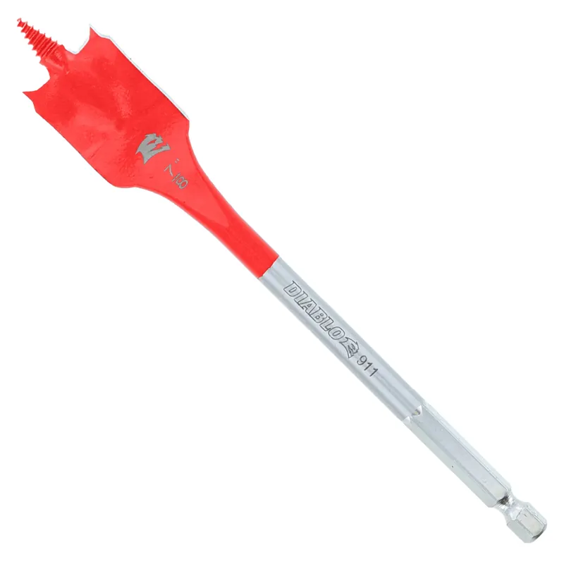 7/8 In. X 6 In. L High Speed Steel Clean Wood Spade Bit Hex Shank 1 Pk