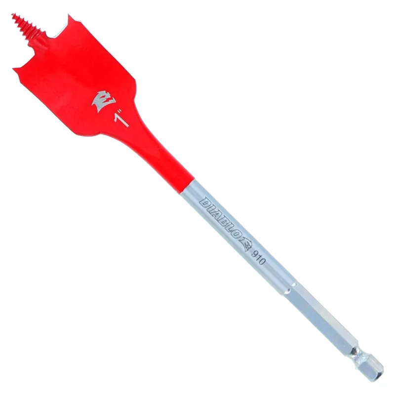 1 In. X 6 In. L High Speed Steel Clean Wood Spade Bit Hex Shank 1 Pk