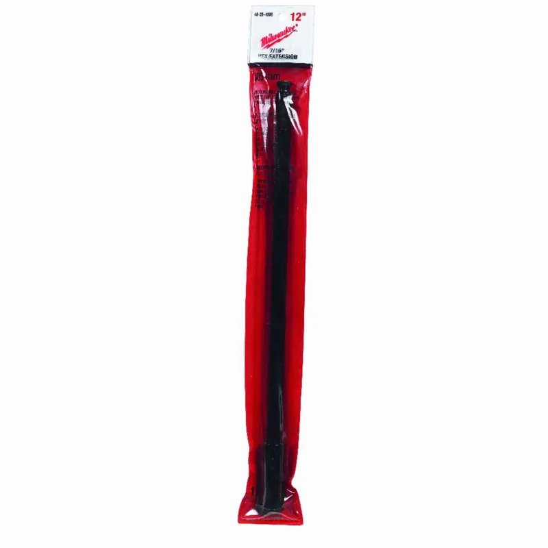 Hole Saw Bit Extension, 7/16 In. Hex, 12 In.