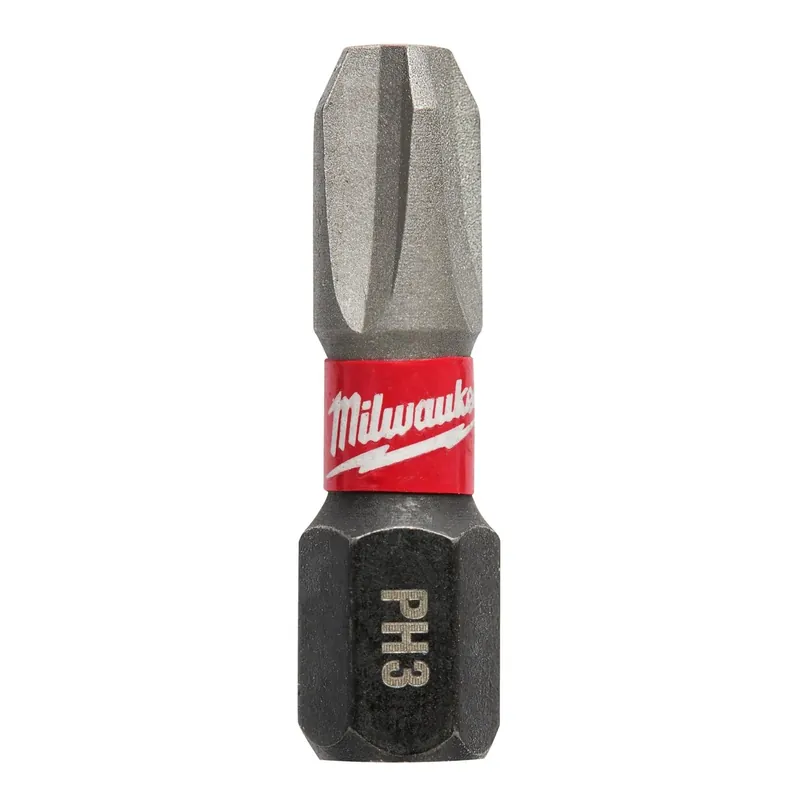 Shockwave Phillips 3 X 1 In. L Screwdriver Bit Steel 2 Pk