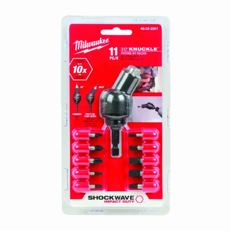 Shockwave Assorted 1 In. L Elbow Screwdriver Bit Set Steel 11 Pc
