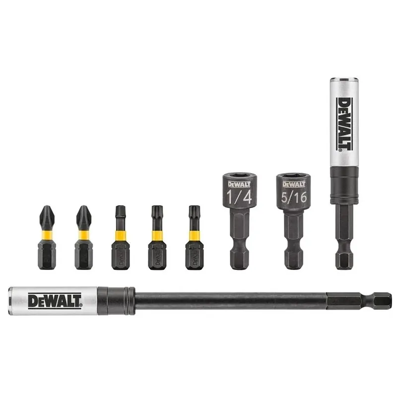Flextorq 9‑piece Bit Holder Set – Quick‑change Torque‑control
