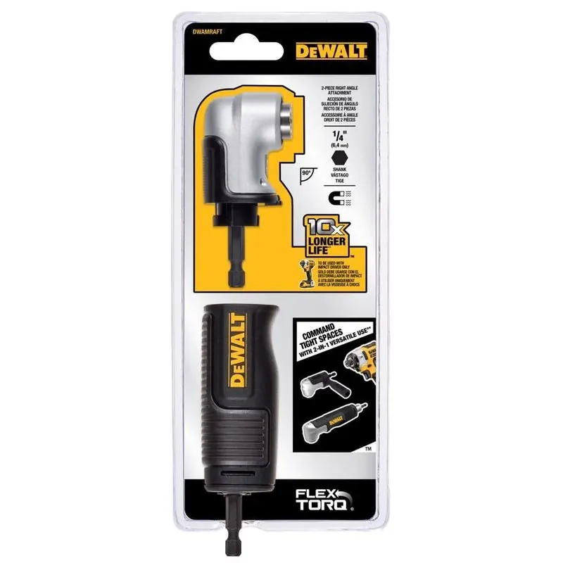 Elite 2‑piece Right‑angle Adapter Set – Compact 4‑in‑1 For Impact Drivers