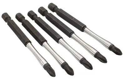 Shockwave Phillips 2 X 3-1/2 In. L Impact Power Bit Set Alloy Steel 5 Pc