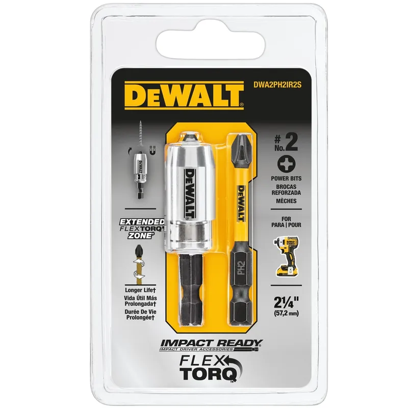 Elite Series Phillips 2-1/4 In. L 2 Screwdriver Bit Steel 3 Pc