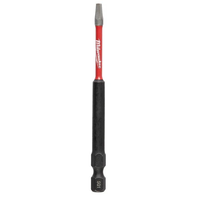 Shockwave Square Recess 1 X 3-1/2 In. L Impact Power Bit Steel