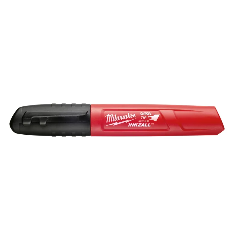 Inkzall Black Medium Chisel Tip Jobsite Marker 1 Pk