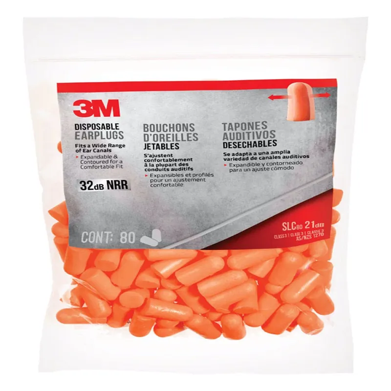 32 Db Soft Foam Earplugs Orange 80 Pair