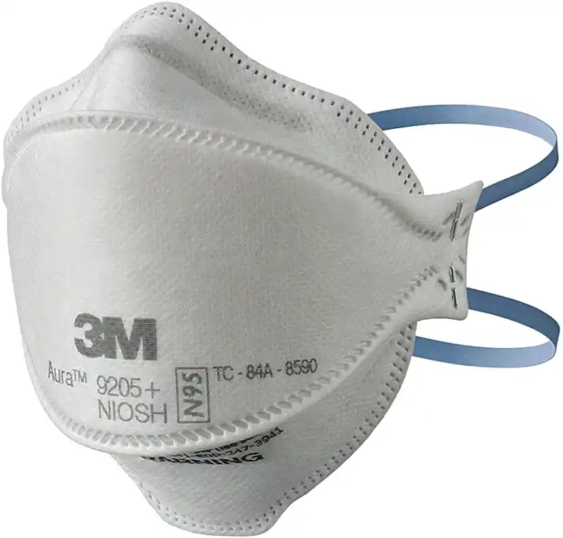 N95 Respirator Flat Fold White 3 Pk