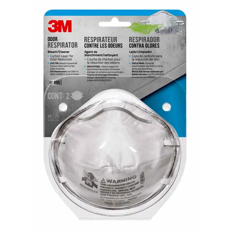 R95 Household Cleaner Respirator White 2 Pk