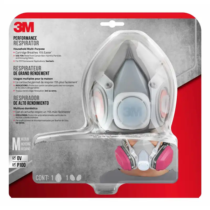 Odor/particulate Multipurpose Reusable Respirator