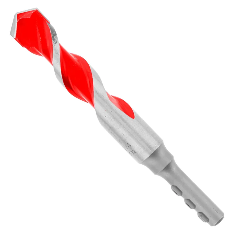Speedemon 3/4 In. X 6 In. L Carbide Tipped Red Granite Hammer Drill Bit Round Shank 1 Pk