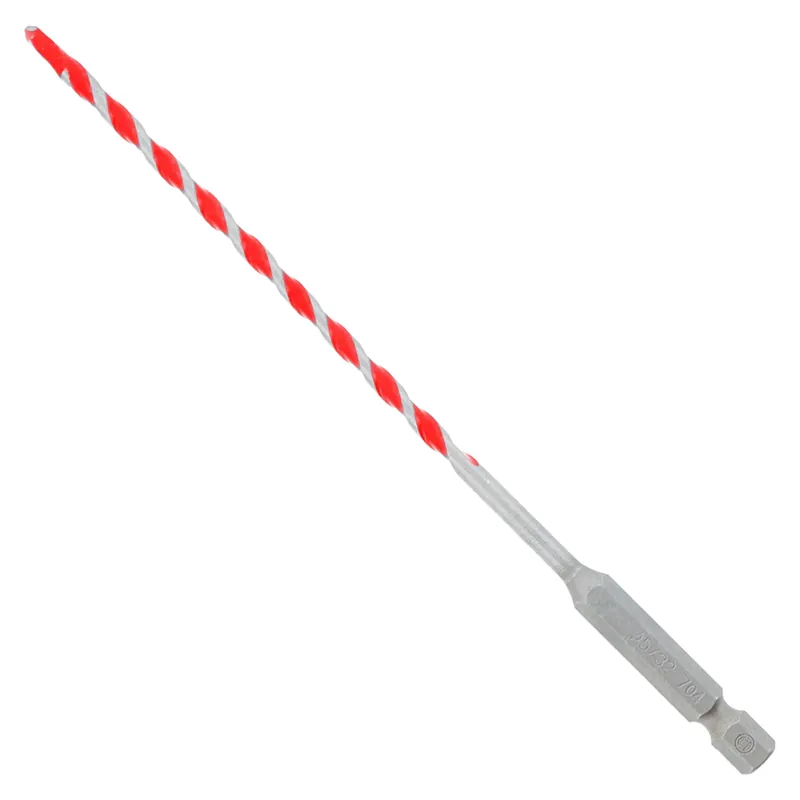 Speedemon 5/32 In. X 6 In. L Carbide Tipped Red Granite Hammer Drill Bit Hex Shank 1 Pk