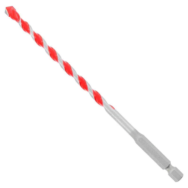Speedemon 1/4 In. X 6 In. L Carbide Red Granite Hammer Drill Bit Hex Shank 1 Pk