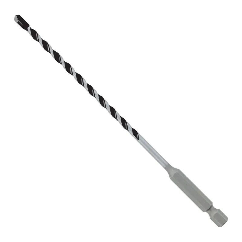 5/32 In. X 6 In. L Multi-material Carbide Tipped Hammer Drill Bit Hex Shank 1 Pk