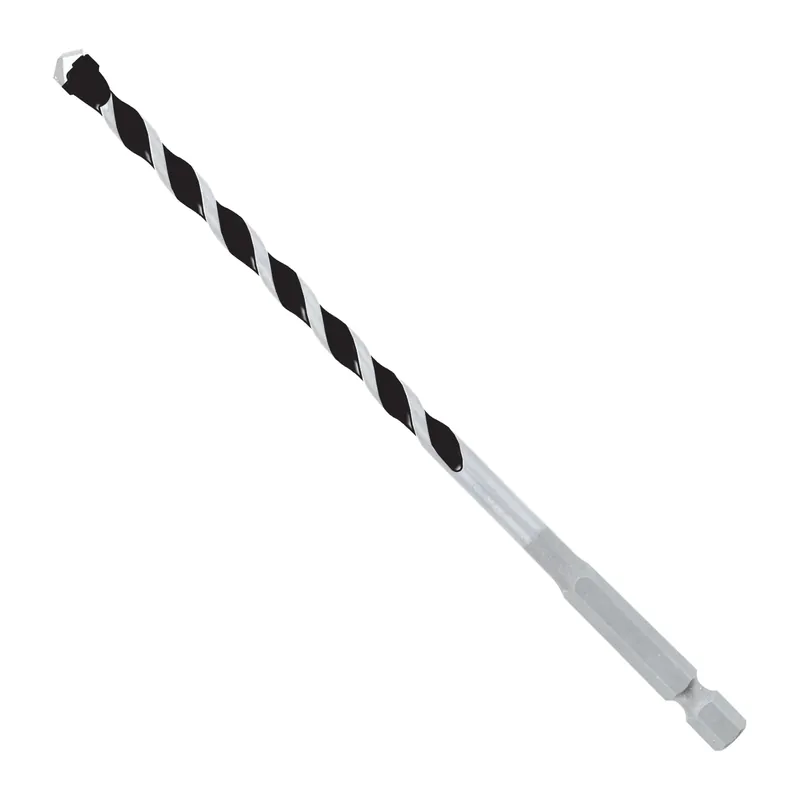 1/4 In. X 6 In. L Multi-material Carbide Tipped Hammer Drill Bit Hex Shank 1 Pk