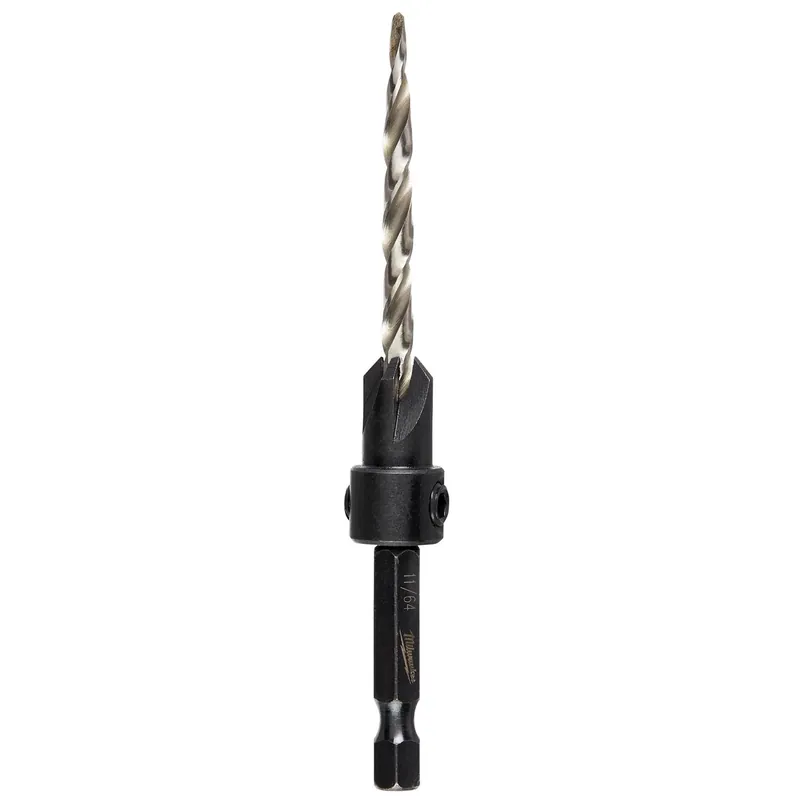 8 - 11/64 In. High Speed Steel Countersink Bit With Quick Change Hex Shank