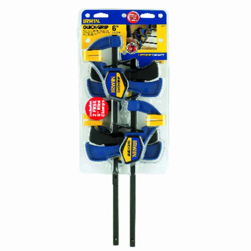 Quick-grip 6 In. X 2-7/16 In. D Mini Bar Clamp 140 Lb 4 Pk