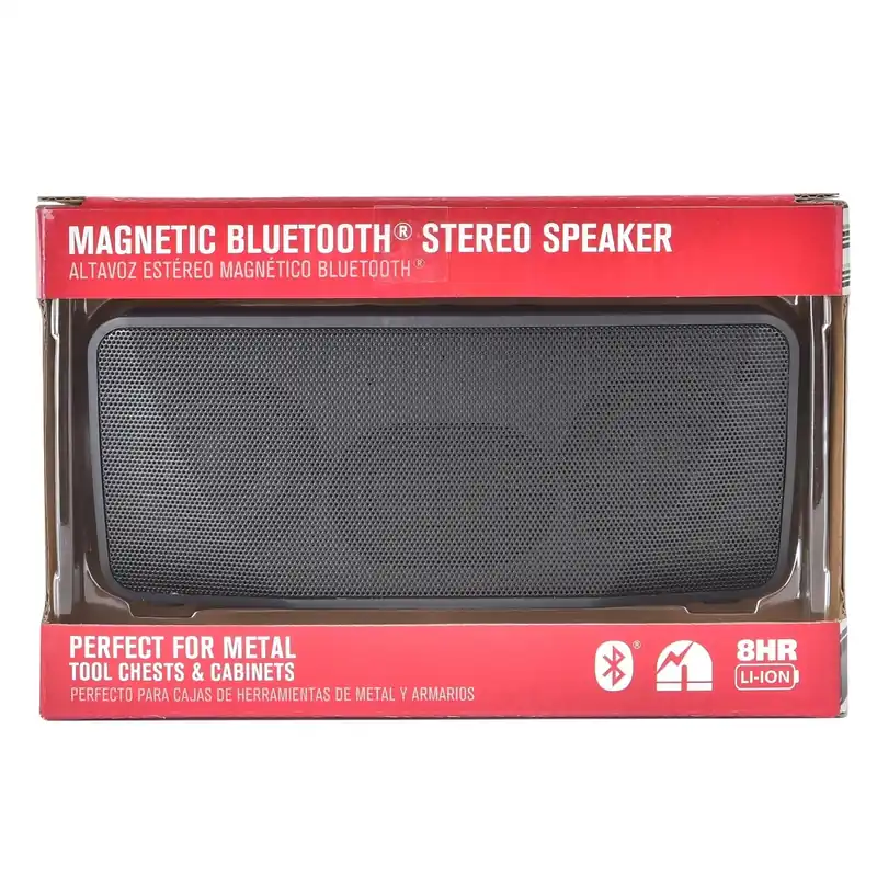 Wireless Bluetooth Portable Speaker - Magnetic Mount, Connects To Mobile Devices
