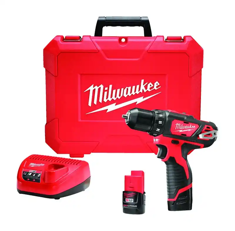 M12 12-volt Cordless Drill Driver Kit, 3/8 In., (2) Batteries & Charger