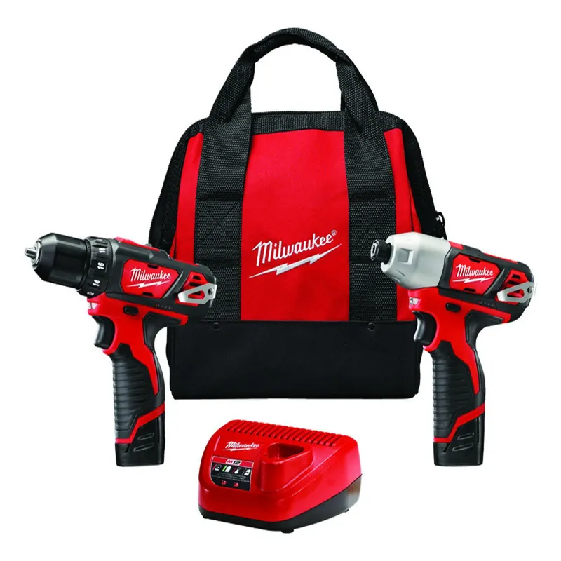 M12 12-volt Cordless Drill/driver & Impact Driver Combo Kit, (2) Batteries & Charger