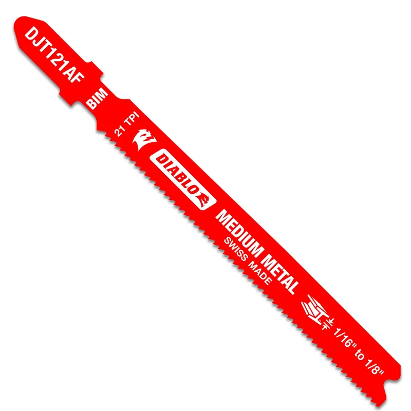 3-5/8 In. Bi-metal T-shank Medium Metal Jig Saw Blade 21 Tpi 5 Pk
