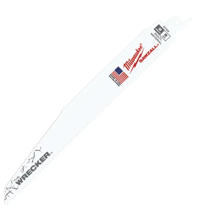 The Wrecker 9 In. Bi-metal Demolition Reciprocating Saw Blade 7/11 Tpi 5 Pk