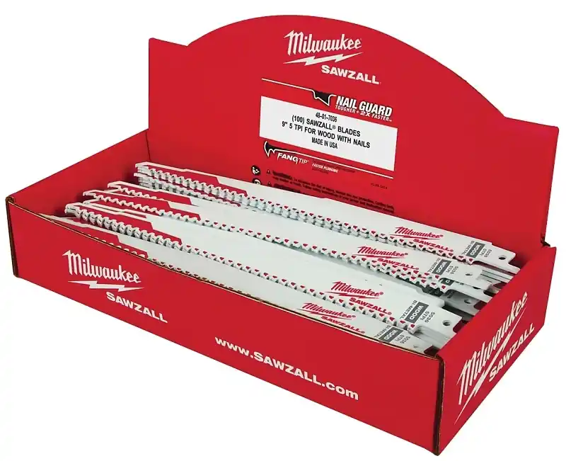 Sawzall 9 In. Bi-metal Thin Kerf Reciprocating Saw Blade 5 Tpi 1 Pk