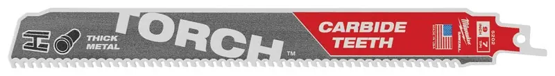 Torch 9 In. Carbide Thick Metal Reciprocating Saw Blade 8 Tpi 1 Pk