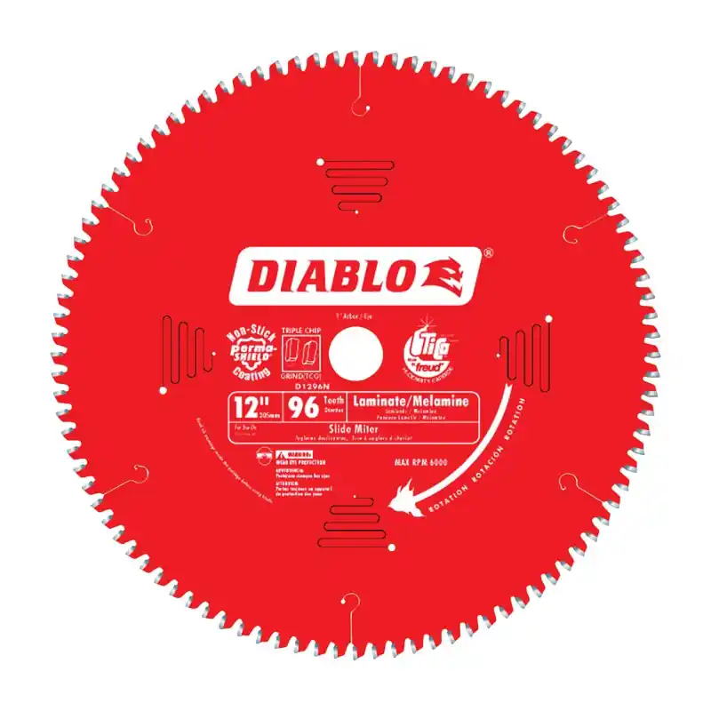 12 In. D X 1 In. Tico Hi-density Carbide Circular Saw Blade 96 Teeth 1 Pk