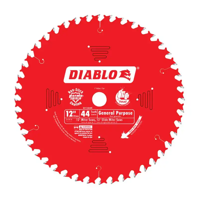 12 In. D X 1 In. Tico Hi-density Carbide Circular Saw Blade 44 Teeth 1 Pk
