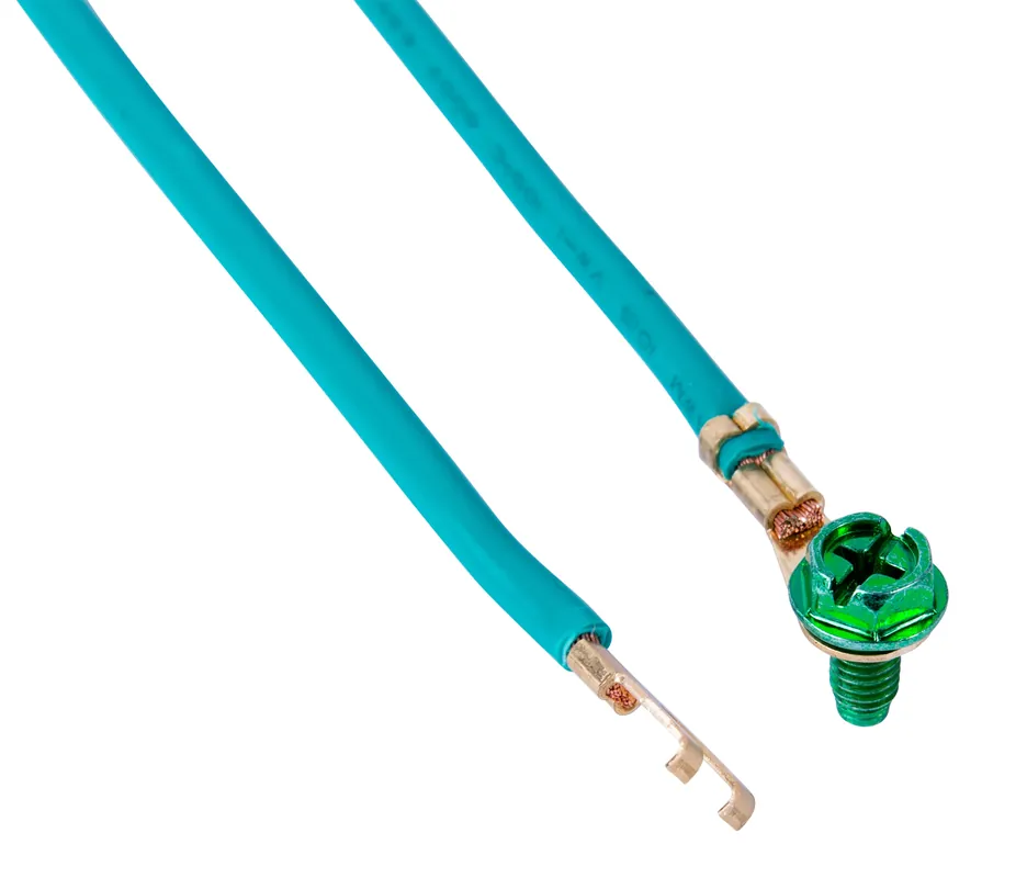 Pushgard 10-14 Ga. Pigtail Green 25 Pk