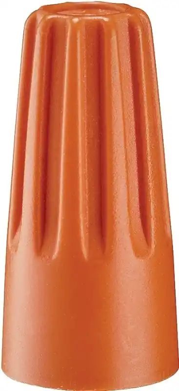 Wiregard 22-14 Ga. Copper Wire Wire Connectors Orange 100 Pk