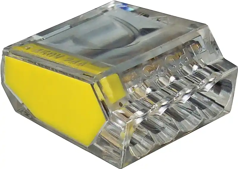 Pushgard 22-12 Ga. Copper Wire Wire Connector Yellow 100 Pk