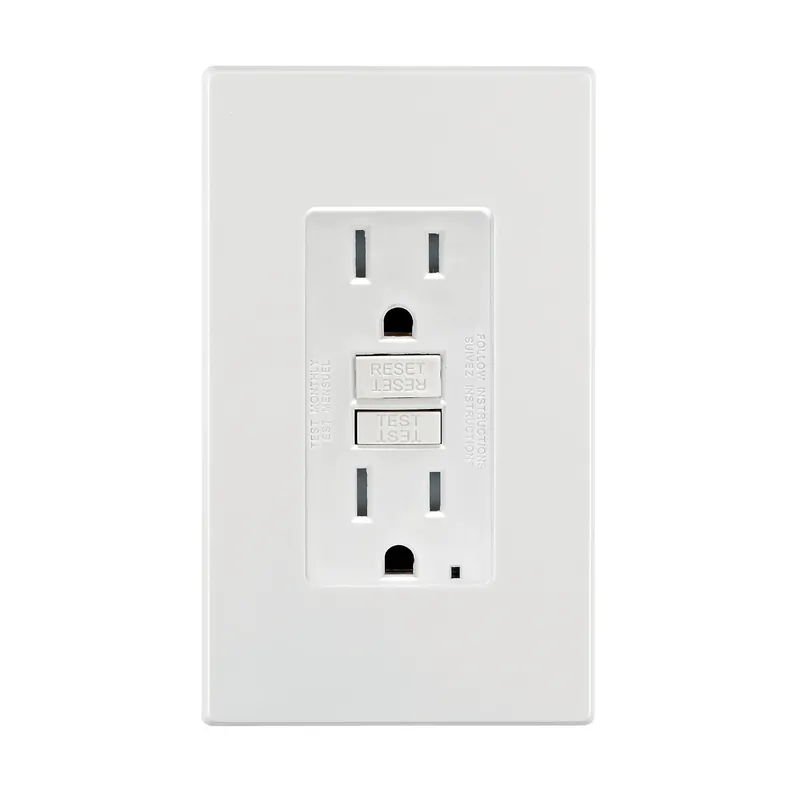 15 Amps 125 V White Outlet/wallplate 5-15r 1 Pk