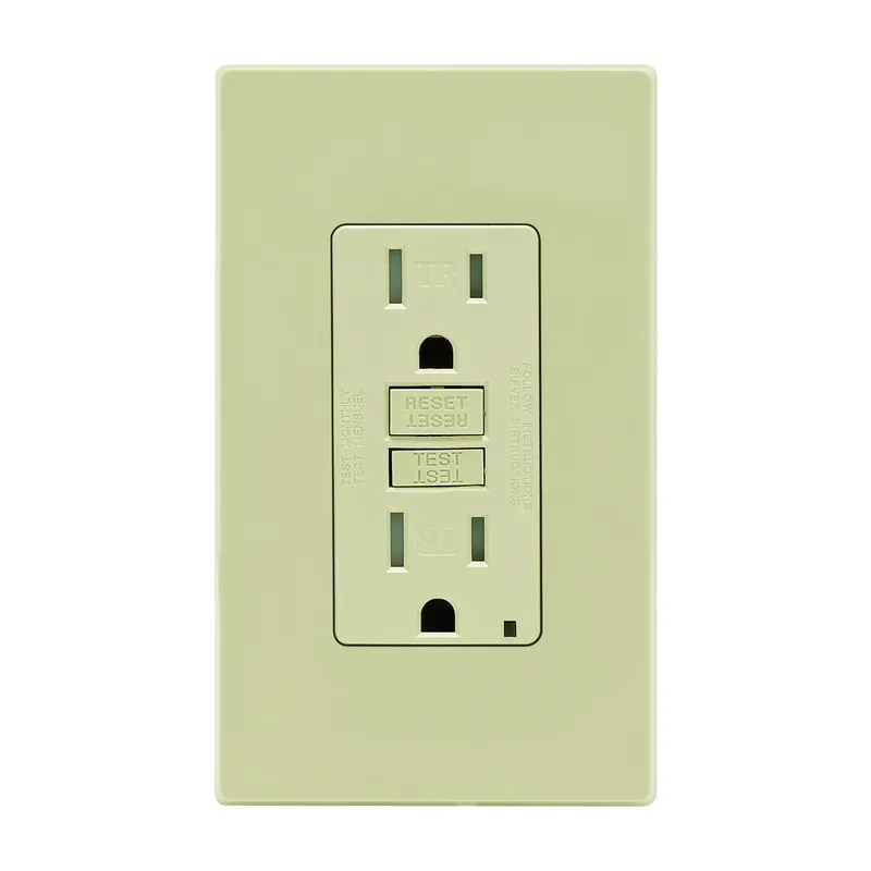 15 Amps 125 V Ivory Outlet/wallplate 5-15r 1 Pk