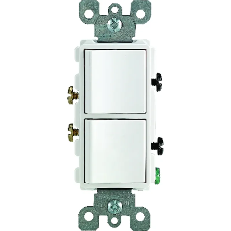 Decora 15 Amps Single Pole Combination Ac Quiet Switch White 1 Pk