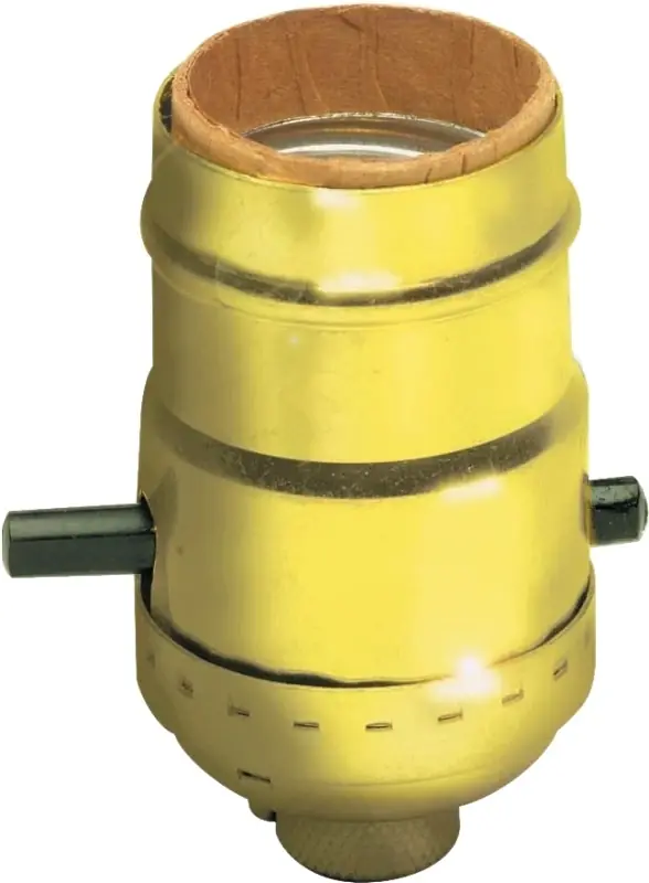 Aluminum Incandescent Medium Base Lampholder 1 Pk