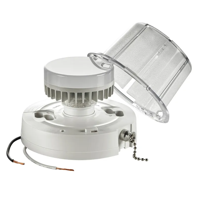Plastic Led Gu24 Ceiling Keyless Lampholder With Chain 1 Pk