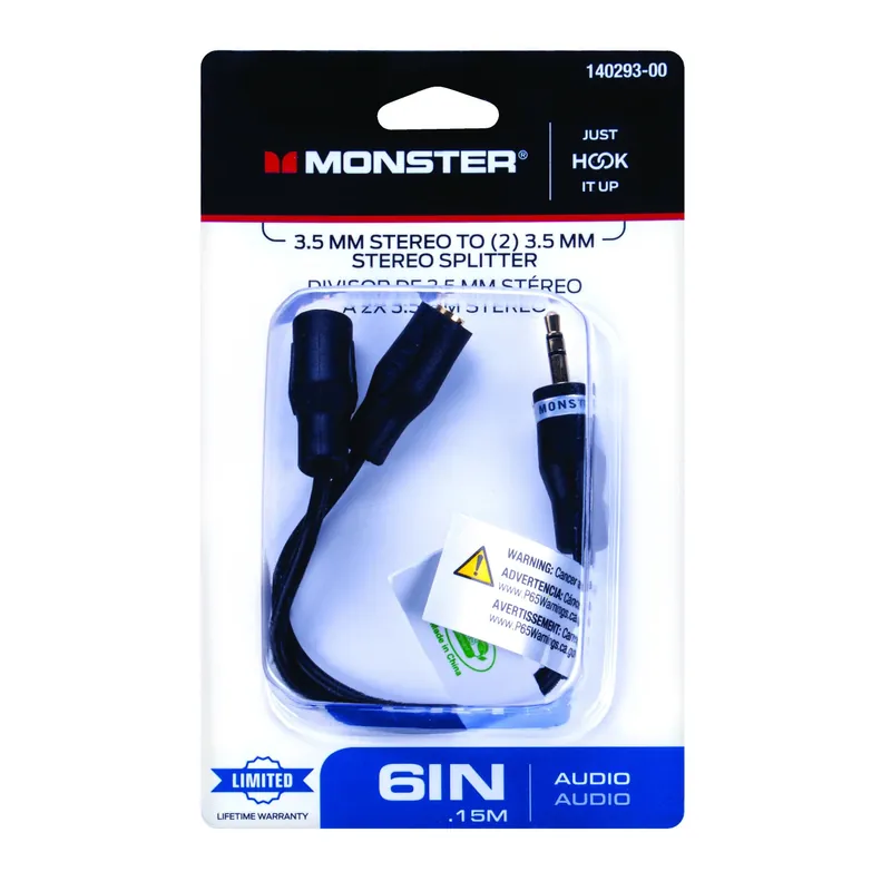 Just Hook It Up Stereo Headphone Adapter 1 Pk