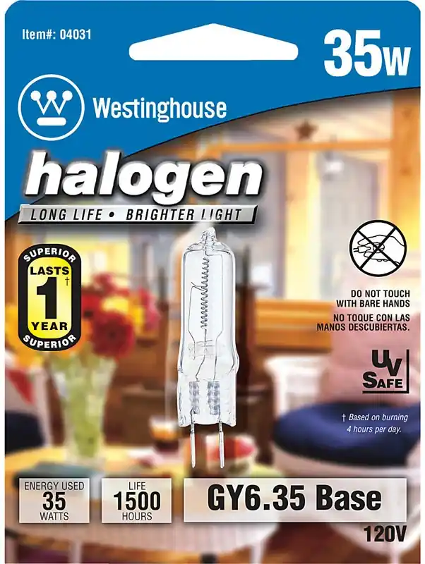 35 W T4 Decorative Halogen Bulb 380 Lm White 1 Pk