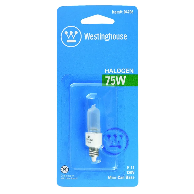 75 W T4 Decorative Halogen Bulb 1,050 Lm White 1 Pk
