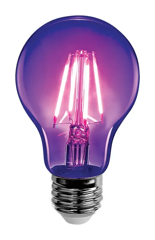A19 E26 (medium) Led Bulb Black Light 7 Watt Equivalence 1 Pk
