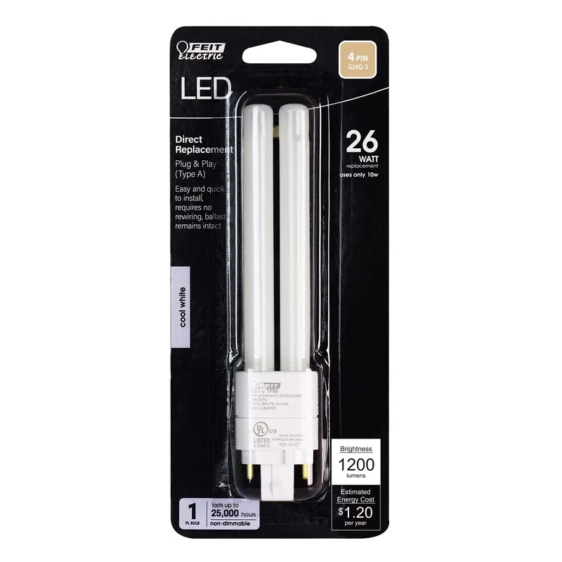Linear Pl G24q-3 4-pin Led Bulb Cool White 26 Watt Equivalence 1 Pk