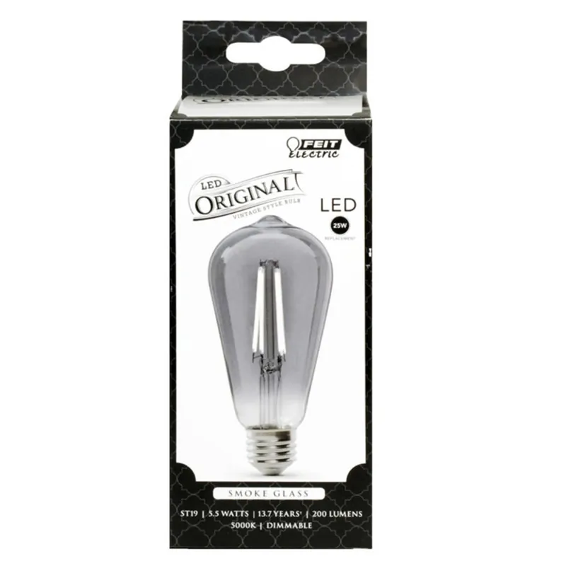 St19 E26 (medium) Led Bulb Smoke Daylight 25 Watt Equivalence 1 Pk