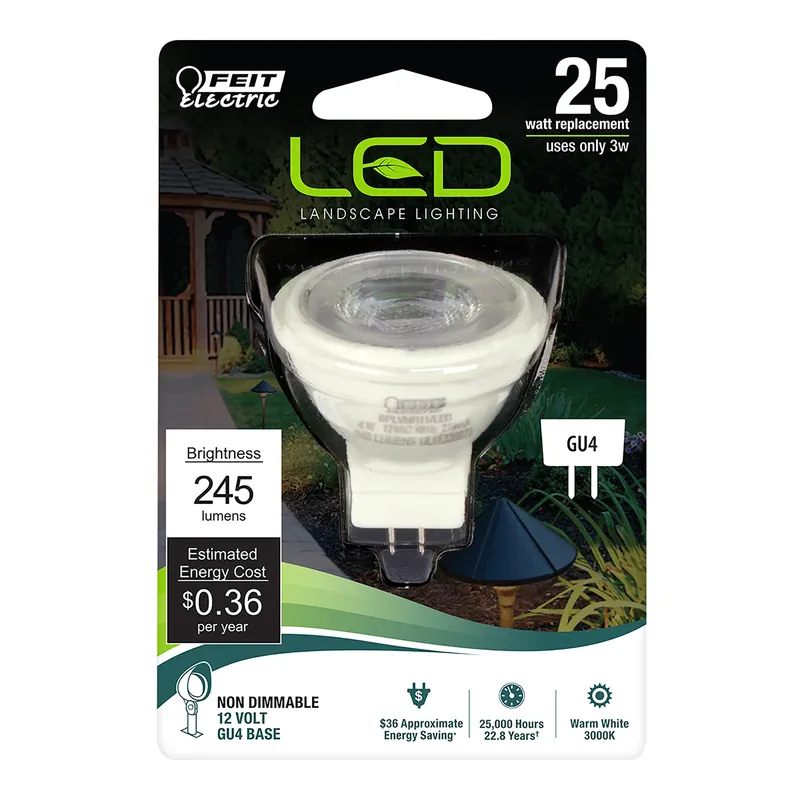 Mr11 Gu4 Led Bulb Warm White 25 Watt Equivalence 1 Pk