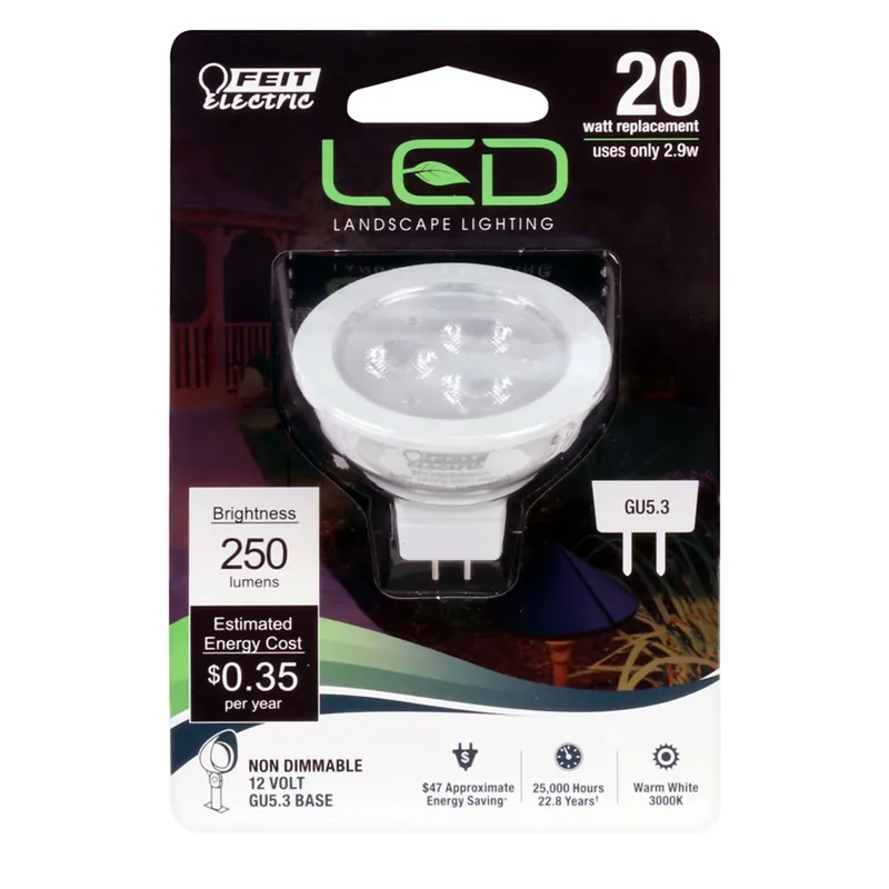 Mr16 Gu5.3 Led Bulb Warm White 20 Watt Equivalence 1 Pk
