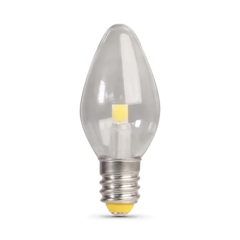 C7 E12 (candelabra) Led Bulb Daylight 7 Watt Equivalence 4 Pk