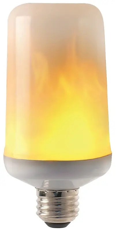 Flame Bulb S6 E26 (medium) Led Bulb Warm Candle Light 30 Watt Equivalence 1 Pk